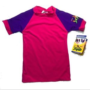 Children’s Radicool Skins Rashguard Pink Purple